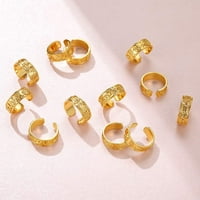 Zodijački prsten za žene, prsten s Bikom, 18K zlatni nakit za djevojčice, s poklon kutijom