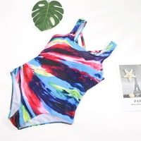 Ženski kupaći kostim Plus size kupaći kostimi modna konzervativna odjeća za plažu u gradijentnim prugama Bikini
