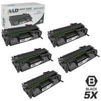Kanonski kompatibilni set crnih laserskih tonera patrona za upotrebu u ImageClass LBP6300DN, LBP6650DN, LBP6670DN,