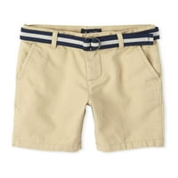 Chinos kratke hlače s remenom za dječake, veličine 4-16