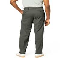 Klasične muške hlače s ravnim prednjim dijelom, lagane, rastezljive Kaki hlače