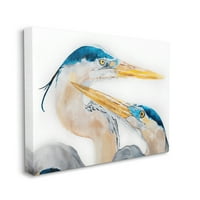 Décor Decor Studell Velika plava čaplja Uparivanje portreta ptičjeg ptica, 30, dizajnirala Diane Fifer