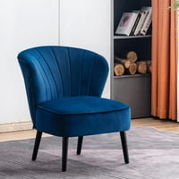 Mcombo naglašena stolica Velvet tapecirana, bočna stolica ispraznu stolicu za dnevnu sobu