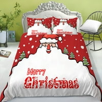Navlake za poplune u božićnom stilu, novi set posteljine za dom, Muški Ženski Kućni tekstil, navlaka za jastuke,