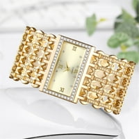 Rasprodaja, ženski modni sat sat od nehrđajućeg čelika Casual haljina ručni nakit s kristalima