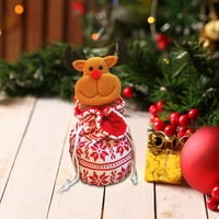 Torba za božićne poklone torba za Badnjak torba za jabuke kreativna torba za slatkiše Santa snjegović
