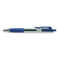 Univerzalna gel olovka s uvlačivom ručkom - Plava