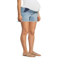 Ženske kratke hlače za trudnice za trudnice s bočnim umetkom