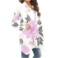 Lydiaunistar vrijeme i TRU Zimski kaputi za ženske čistoće prodaje ženski modni cvjetni cvjetni tiskani jakna