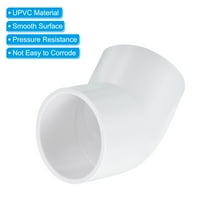 UxCell diplomiraj cijevi za lakatne cijevi 1-1 2 Namještaj UPVC UPVC UPVC priključci Bijeli paket