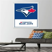 Toronto Blue Jays - Poster zida logotipa s magnetskim okvirom, 22.375 34
