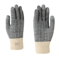 Izolirane rukavice za prste, nove jesenske / zimske vanjske rukavice Plus baršunaste debele pletene rukavice sa