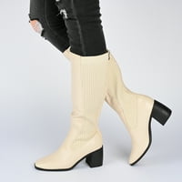 Ženske čizme od stiropora do koljena s tiskanom potpeticom iz kolekcije ' s