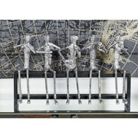 Aluminijska skulptura modernih ljudi, Srebro