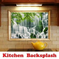 Zimska scena Keramička pločica Mural Kitchen Backsplash Tuš za kupaonicu 406442-l64