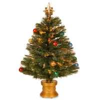 Nacionalna tvrtka za božićno drvce 36 optičko vatrometno božićno drvce s kugličnim ukrasima