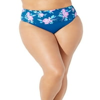 Kupaći kostimi za sve žene Plus Size s visokim strukom, sklopive cvjetne kratke hlače za plivanje