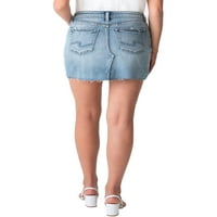 Silver Jeans Co. Ženska suknja Francy Mid Rise, veličine struka 0-14