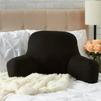 Jednobojni smeđi pamučni jastuk za posteljinu u boji