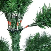 Božićno drvce ukrašeno zelenom smrekom, 89,76