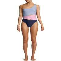 Ženski kupaći kostim na jedno rame s izrezima
