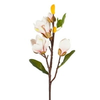 Umjetna stabljika ružičaste magnolije 28, set od 3
