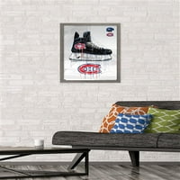 Zidni poster Montreal Canadiens - drip Skate, 14.725 22.375