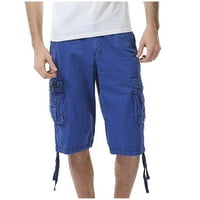 Simplemasygeni muške kratke hlače za čišćenje atletski teretni muške kratke hlače s više džepnih hlača labave