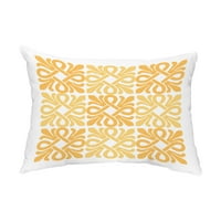 Jednostavno Daisy, 14 20 Tiki Square Žuta Sažetak dekorativni vanjski jastuk