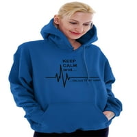 Budite mirni smiješni EMT humor Hoodie Sweatshirt Žene Muškarci Brisco Brands X