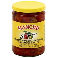Mancini pečene crvene i žute trake sendvič trake paprike, oz
