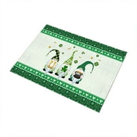 Tvornički prilagođena Zelena karirana vrpca, žičana pletena poklon dizajnerska vrpca, vrpca za Dan svetog Patrika