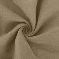 Blueek muškarci Čvrsta ležerna elastična opsega džepnog pamučnog platna hlače hlače