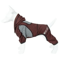 Džemper za joge za pse s kapuljačom Pet Life ® Active 'Fur-Breeze' srednje težine, растягивающийся u 4 strane