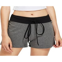 Ženske ljetne kratke hlače s joga vezicama, kratke maskirne vruće hlače za plažu, široke mini hlače, donji dio