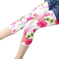 Ljetne cvjetne Capri gamaše za djevojčice uske hlače Ležerne tajice za djevojčice od 2 godine