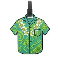 Dobrodošli na PVC otoke identifikacijska košulja za prtljagu u zelenoj boji