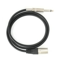 Mikrofonski kabel za mikrofon, priključak za mikrofon od 1/4 do uravnoteženog priključka za mikrofon kabel za
