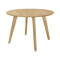 Merced okrugli blagovaonski stol danski prirodni