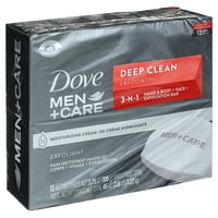 Dove Men +Care Duboko čišćenje, piling za tijelo + bar proteinska za lice, 3 oz, broj 12