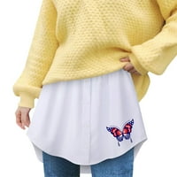 Suknja od džempera s donje strane nosi se iznutra s donjim printom suknje s pola kutije s donje strane