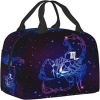 Kutije za ručak horoskopskog znaka Škorpion-izolirane torbe za ručak za djecu, dječake i djevojčice, torbe za
