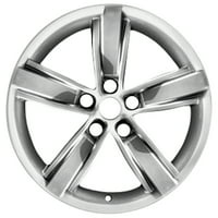 Obnovljeni OEM aluminijski legura kotača, svijetlo srebrno metalno oslikano lice, odgovara 2012- Chevrolet camaro