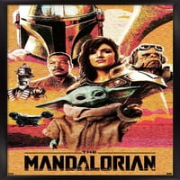 Zidni plakat Ratovi zvijezda: Mandalorijanski bend, 22.375 34