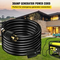 Produžni kabel generatora od 50 stopa mjerač žice od 125V 250V naveden u B & B, konektori za uvijanje kabela za