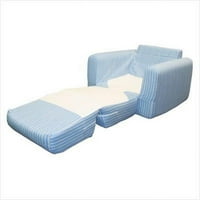 Zabavni namještaj plavi dragulj Stripe stolica spavača
