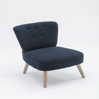 Moderna stolica za papuče naglašena stolica naglašena stolica bez ruku od plišane tkanine Ukrasna stolica za sjedenje