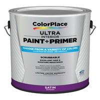 Colorplace Ultra Interijeva boja i temeljni premaz, Krimson Lake Blue, Satin, galon