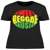 Slatka Reggae Glazba okružila je žene u majicama-slika iz mumbo-a, ženska mumbo-A-Plus-Size