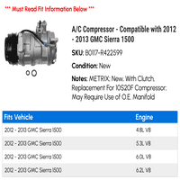 C kompresor - kompatibilan sa - GMC Sierra 1500